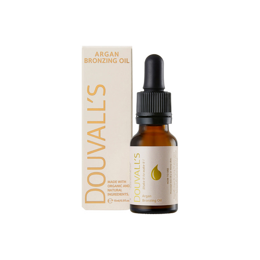 Organic Argan Bronzing Oil 15ml | Natural and Organic Moisturising Bronzer for a Healthy Glow