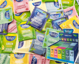 Tetley Tea Bags Individual Enveloped Sachets Tagged Classic Flavoured Selections