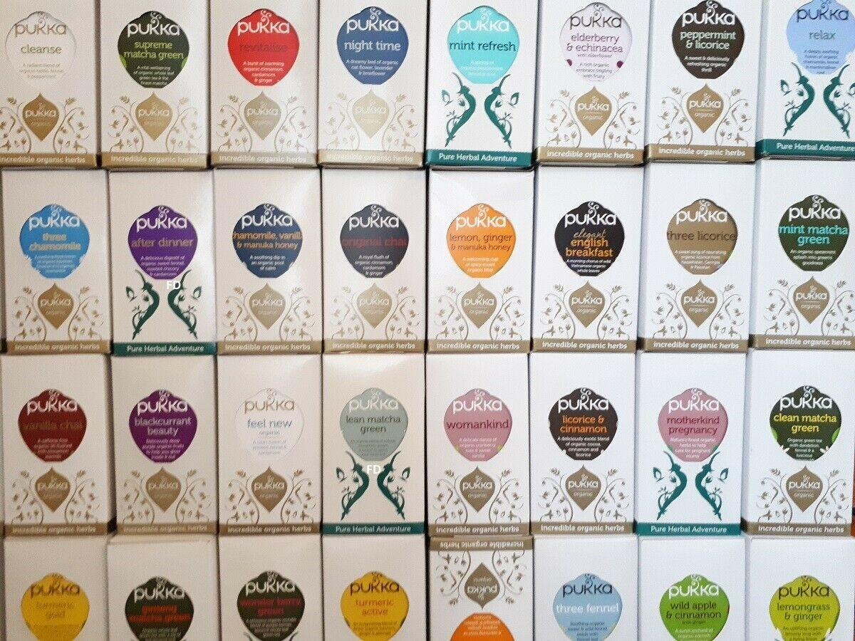 Pukka Organic Herbal  Tea Bags, Popular Selection