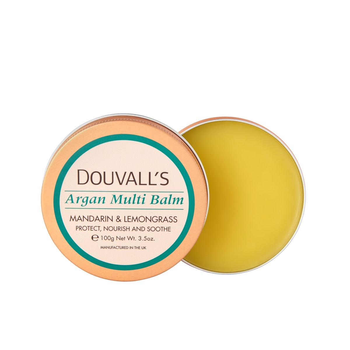 Organic Argan Multi Balm 100g - Lemongrass & Mandarin | Intense Hydration and Versatility