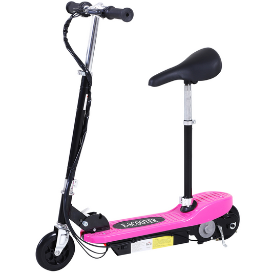 Outdoor Ride On Powered Scooter for kids Sporting Toy 120W 2 x 12V Battery - Pink