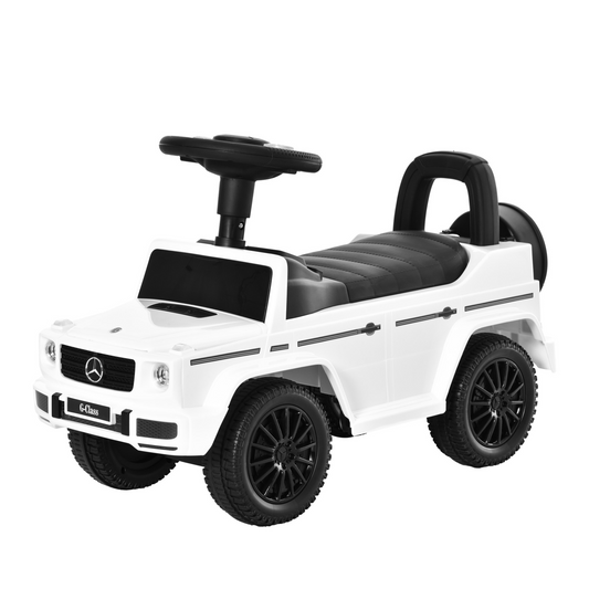 3 in 1 Kids Ride On Car G350 Licensed Foot To Floor Slider Toddler Push Along NO POWER White 12-36 months