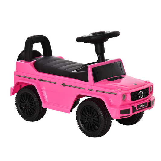 3 in 1 Kids Ride On Car G350 Licensed Foot To Floor Slider Toddler Push Along NO POWER Pink 12-36 months