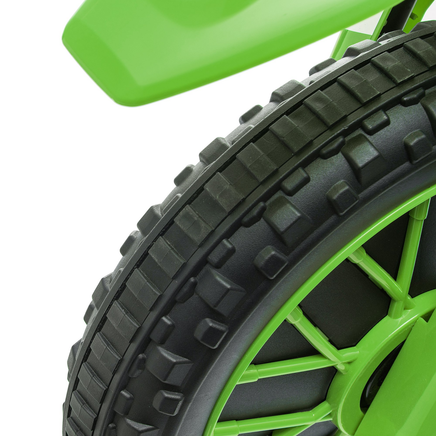 12V Kids Electric Motorbike Ride-On Motorcycle Vehicle Toy w/ Training Wheels, for Ages 3-5 Years - Green