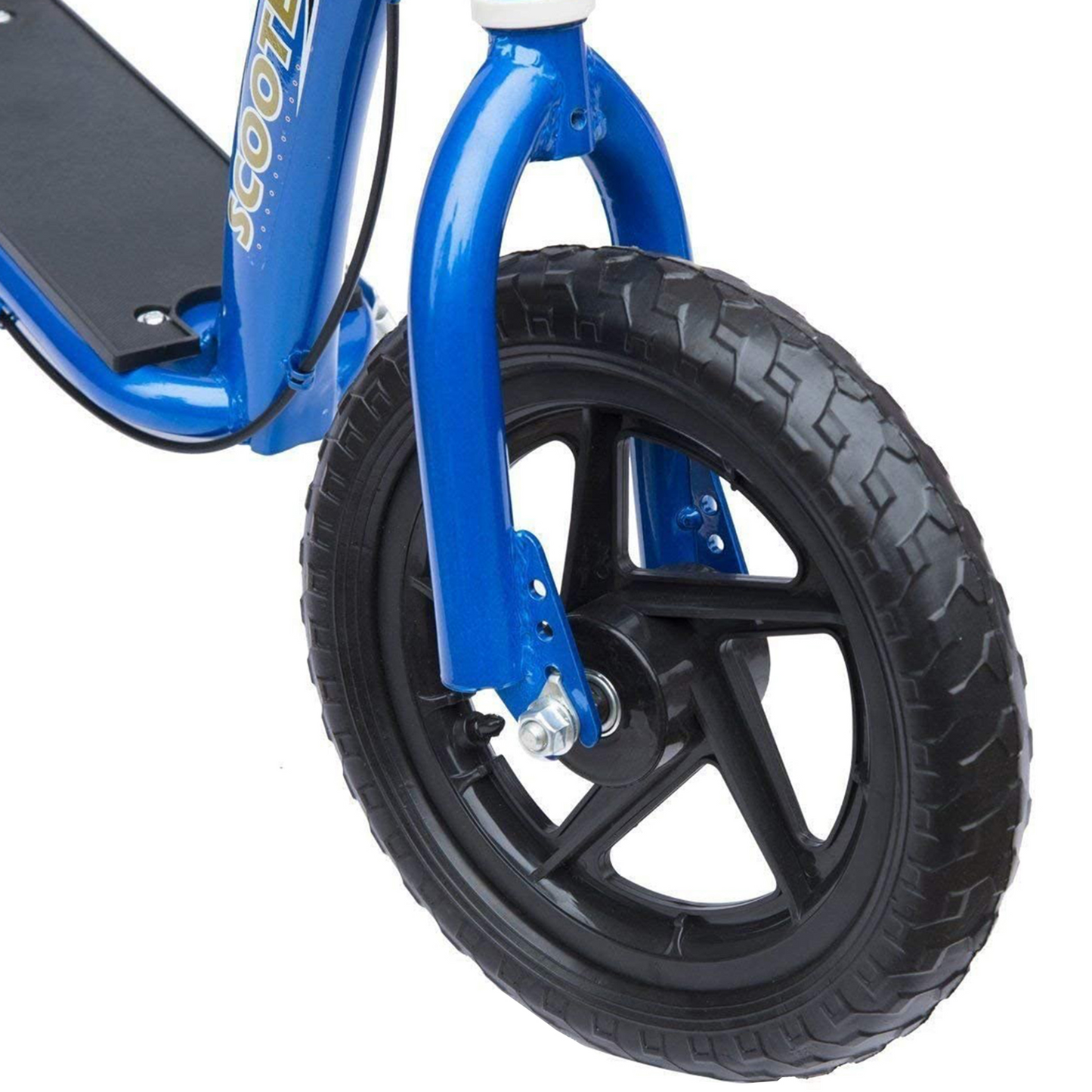 Teen Push Scooter Kids Children Stunt Scooter w/ 12" EVA Tyres, Blue