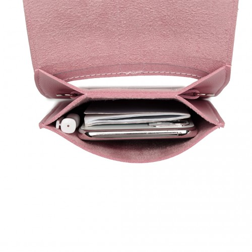 Miss Lulu Multi Use Purse Clutch Mini Shoulder Bag - Pink