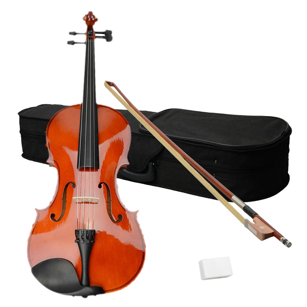 16" Acoustic Viola   Case   Bow   Rosin Nature Color