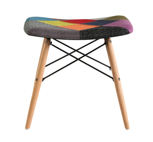 Coloured Bench Wood Surface Wood Legs Light Weight Cool Colour Hot sale modern design restaurant stool coffee chair dining for hotel home furniture