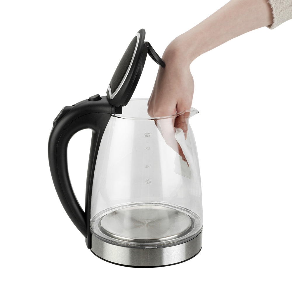 2000W 1.8L Electric Glass Kettle UK Plug