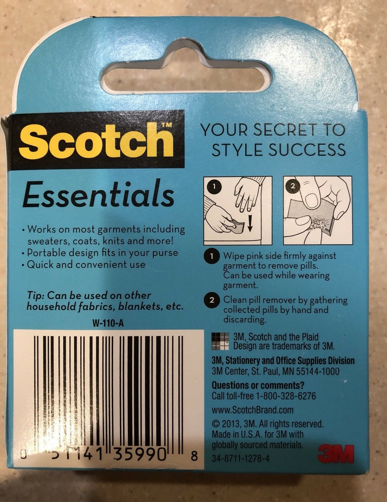 Scotch Essentials Sweater Pill Remover