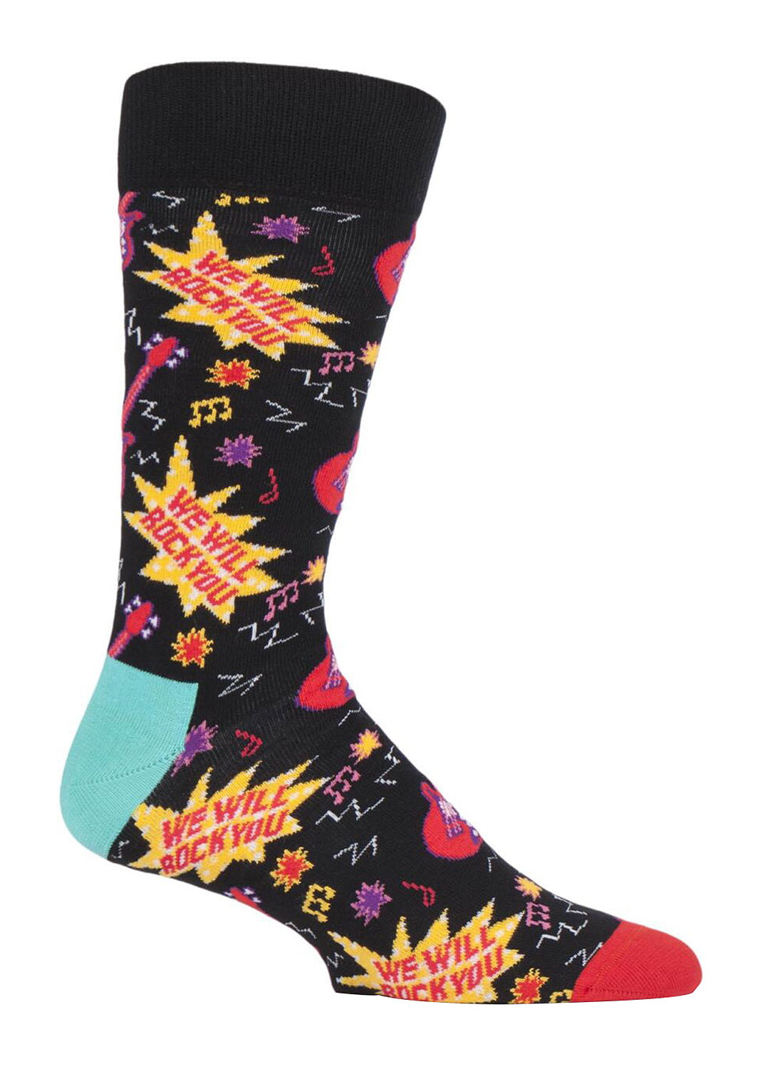 Mens Official Licensed Rock Band Queen Socks