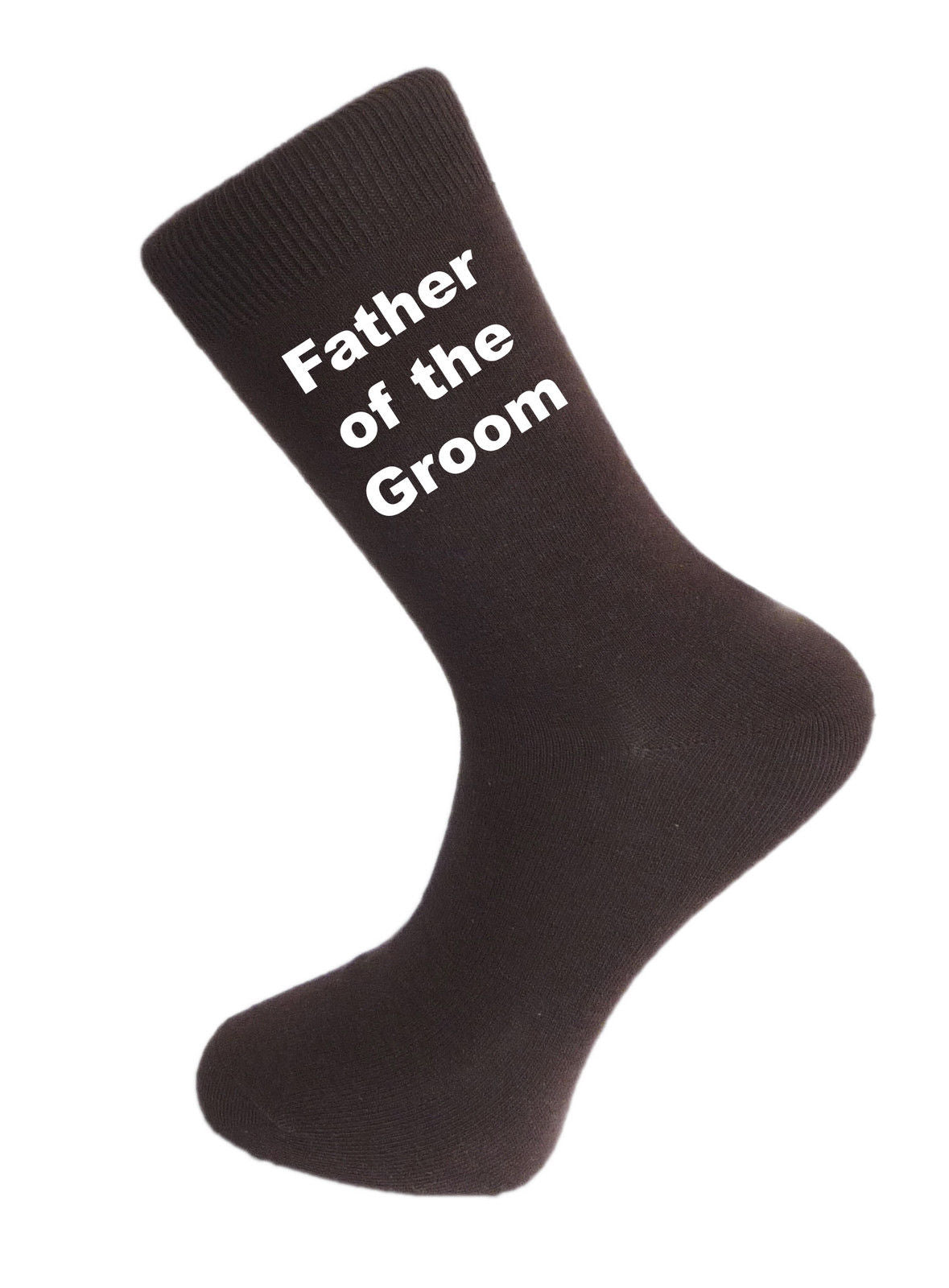 Mens Black Novelty Wedding Socks