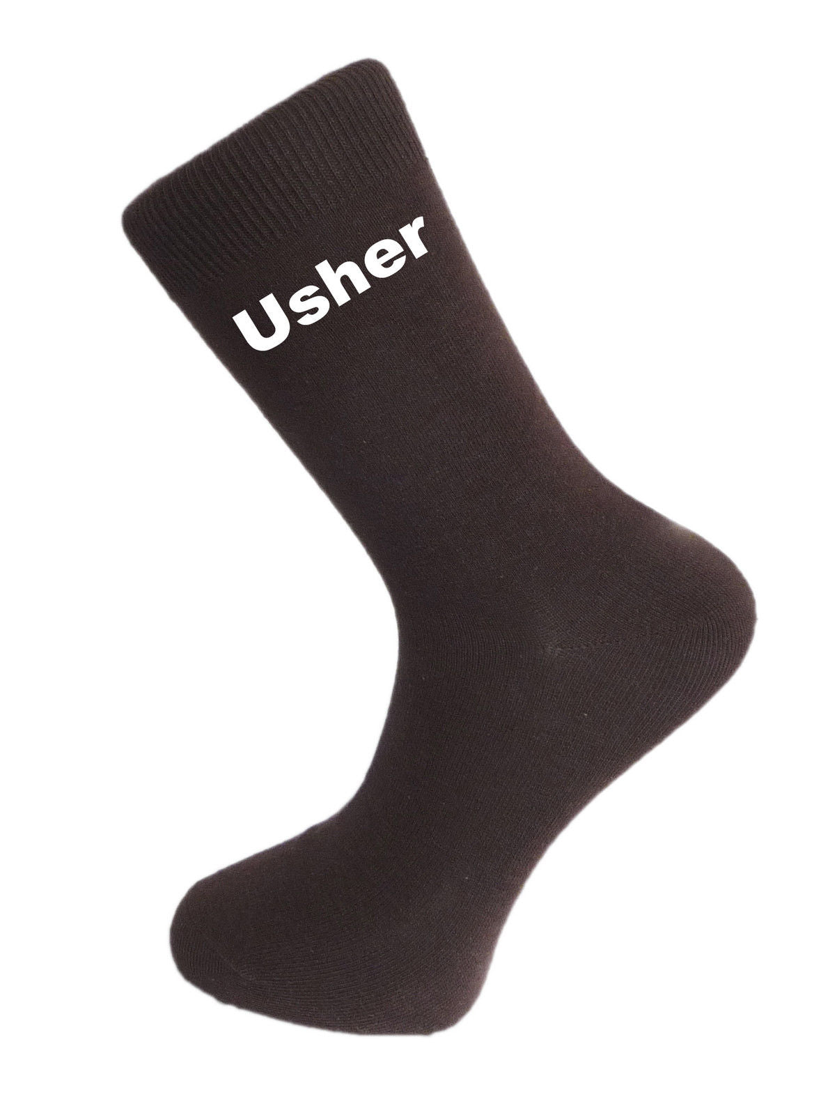 Mens Black Novelty Wedding Socks