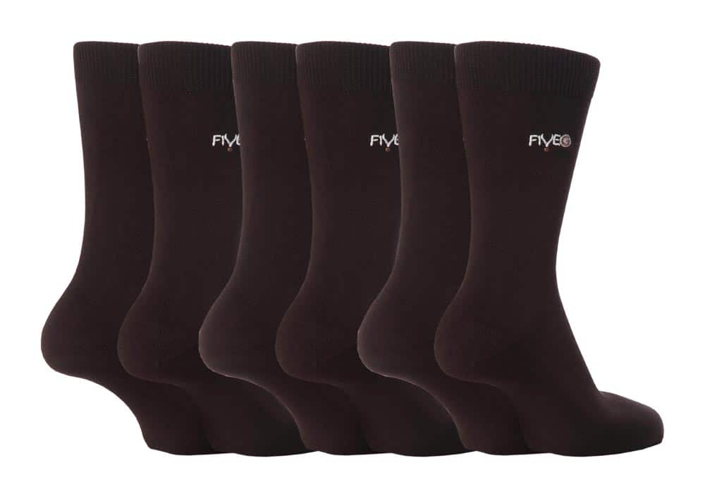 6 Pairs Mens Fairtrade Cotton Socks