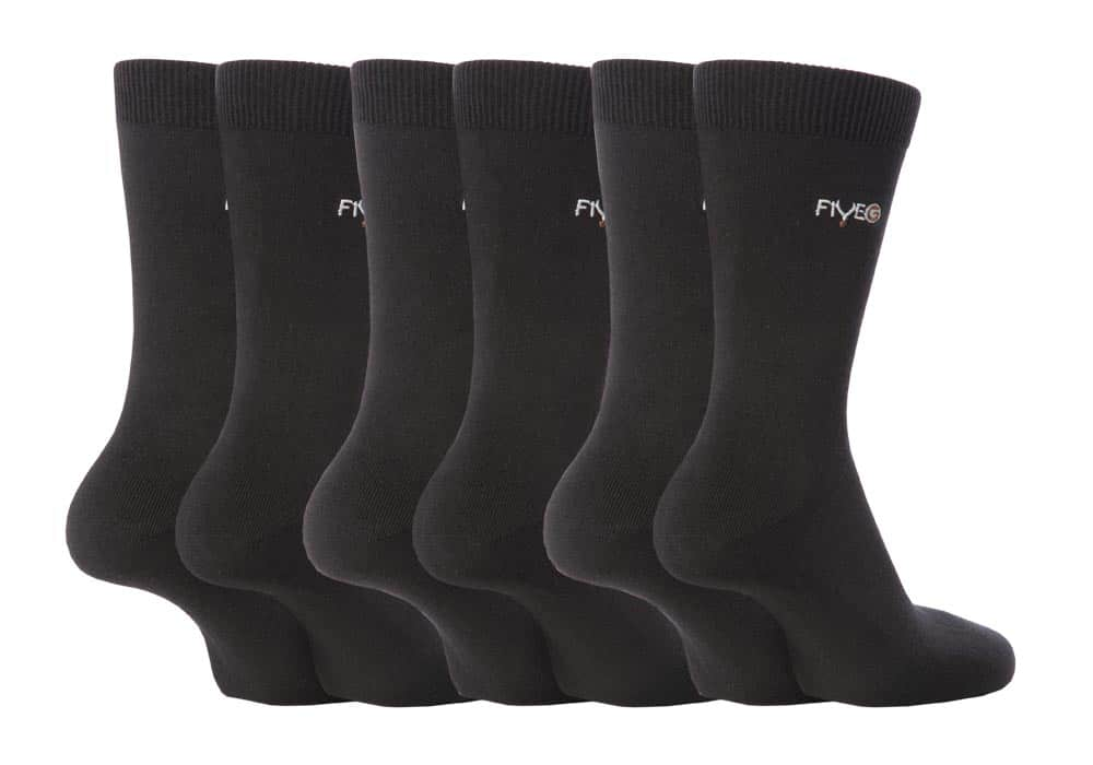 6 Pairs Mens Fairtrade Cotton Socks