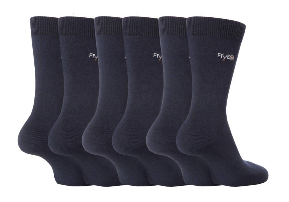 6 Pairs Mens Fairtrade Cotton Socks