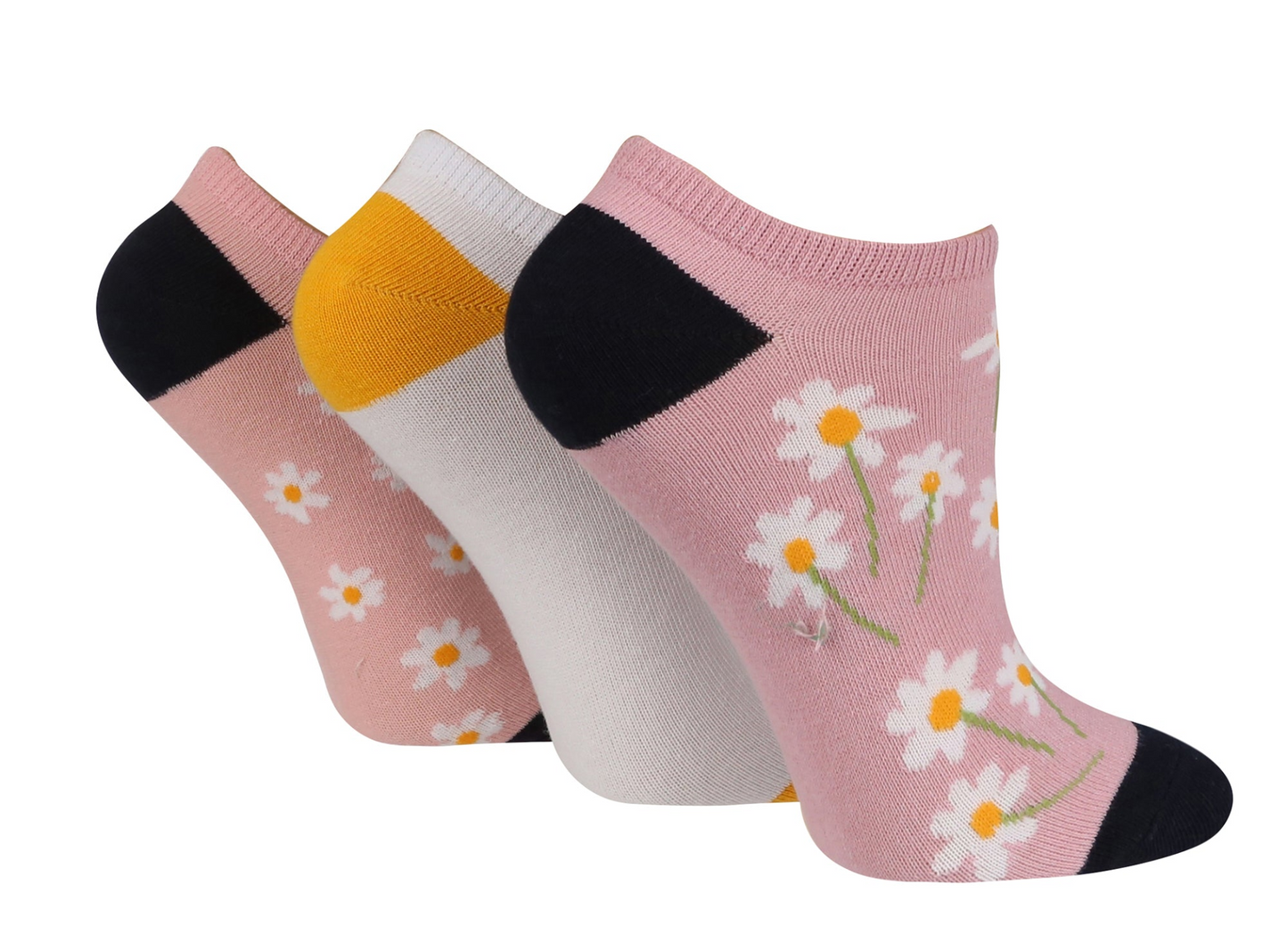 3 Pairs Ladies Trainer Socks | Animals