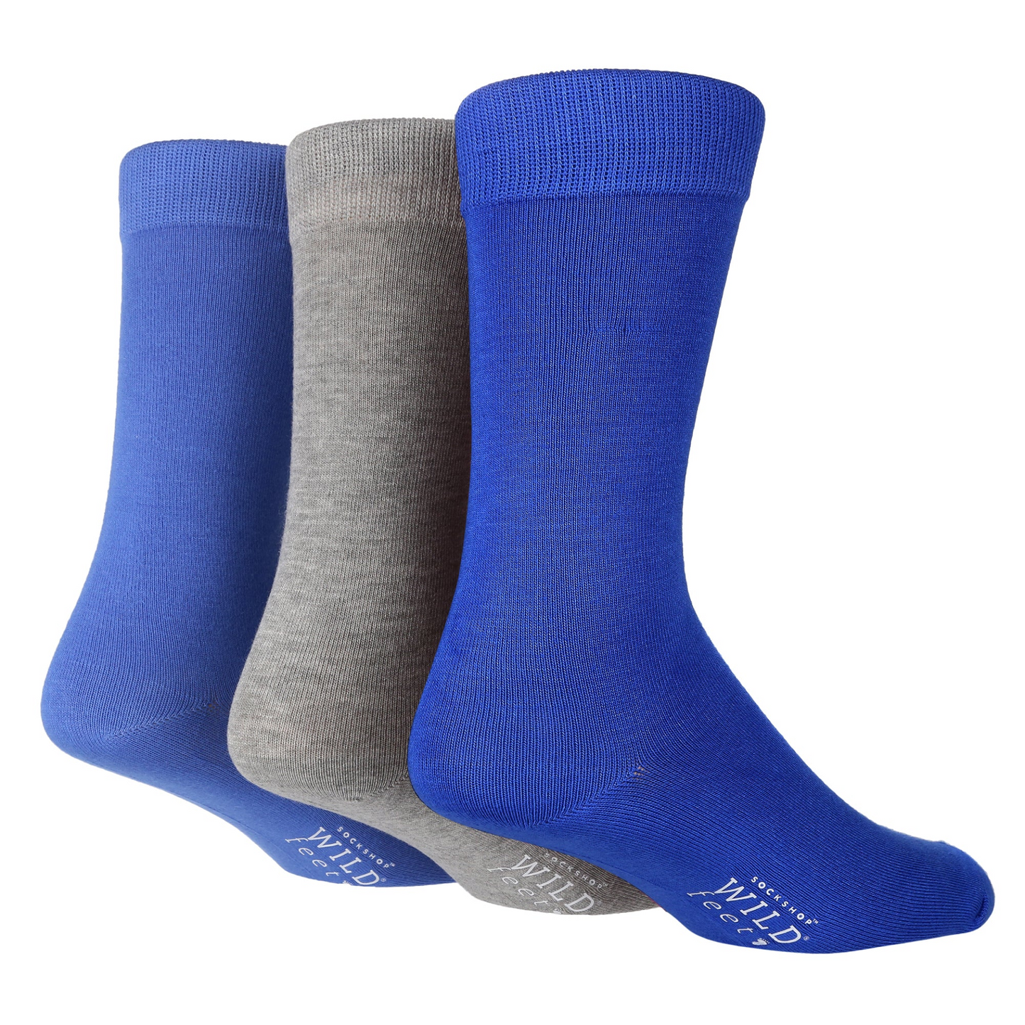 3 Pairs Mens Bamboo Socks | Plain