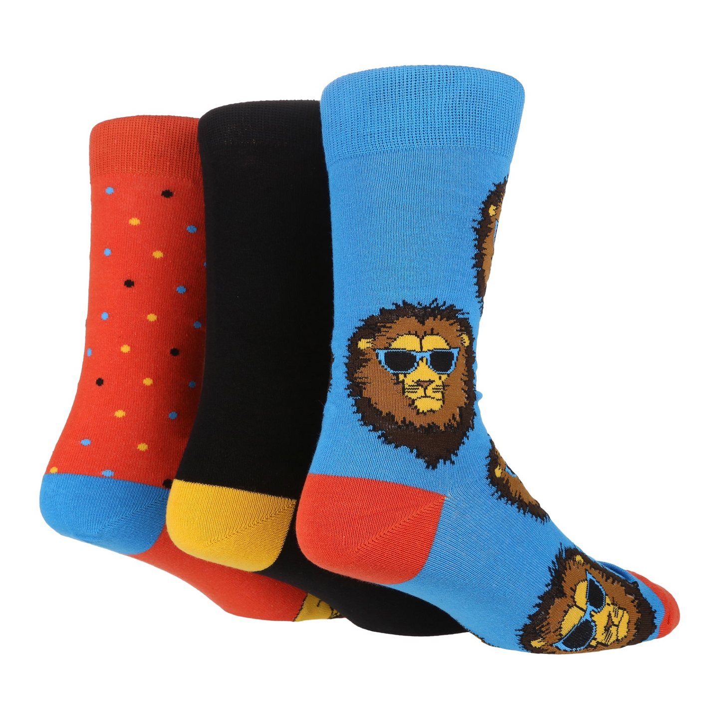 3 Pairs Mens Cotton Socks | Novelty