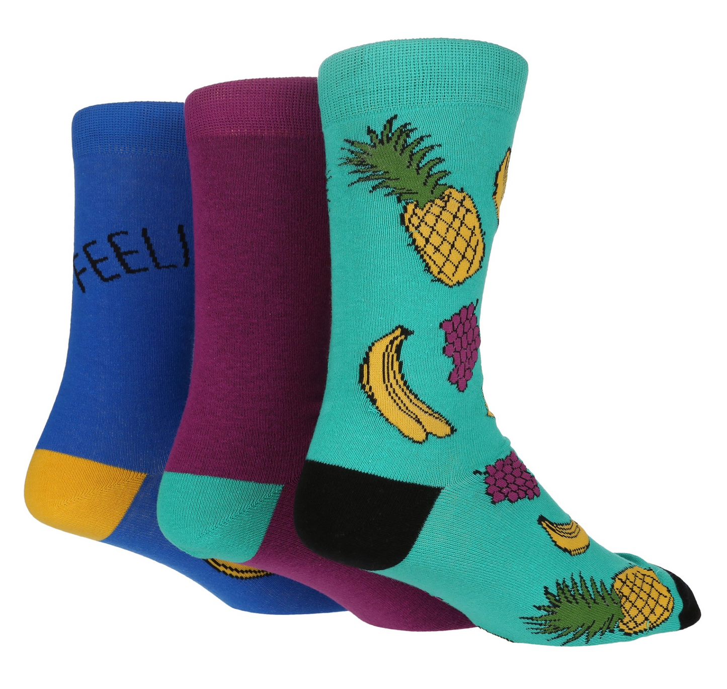 3 Pairs Mens Cotton Socks | Novelty