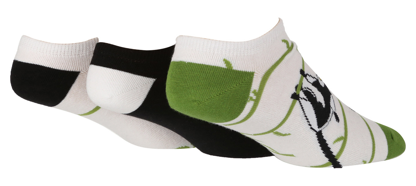 3 Pairs Mens Trainer Socks | Novelty