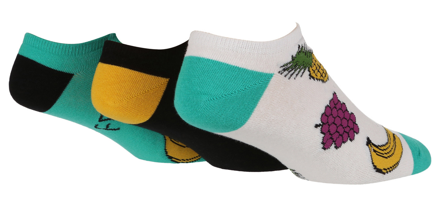 3 Pairs Mens Trainer Socks | Novelty