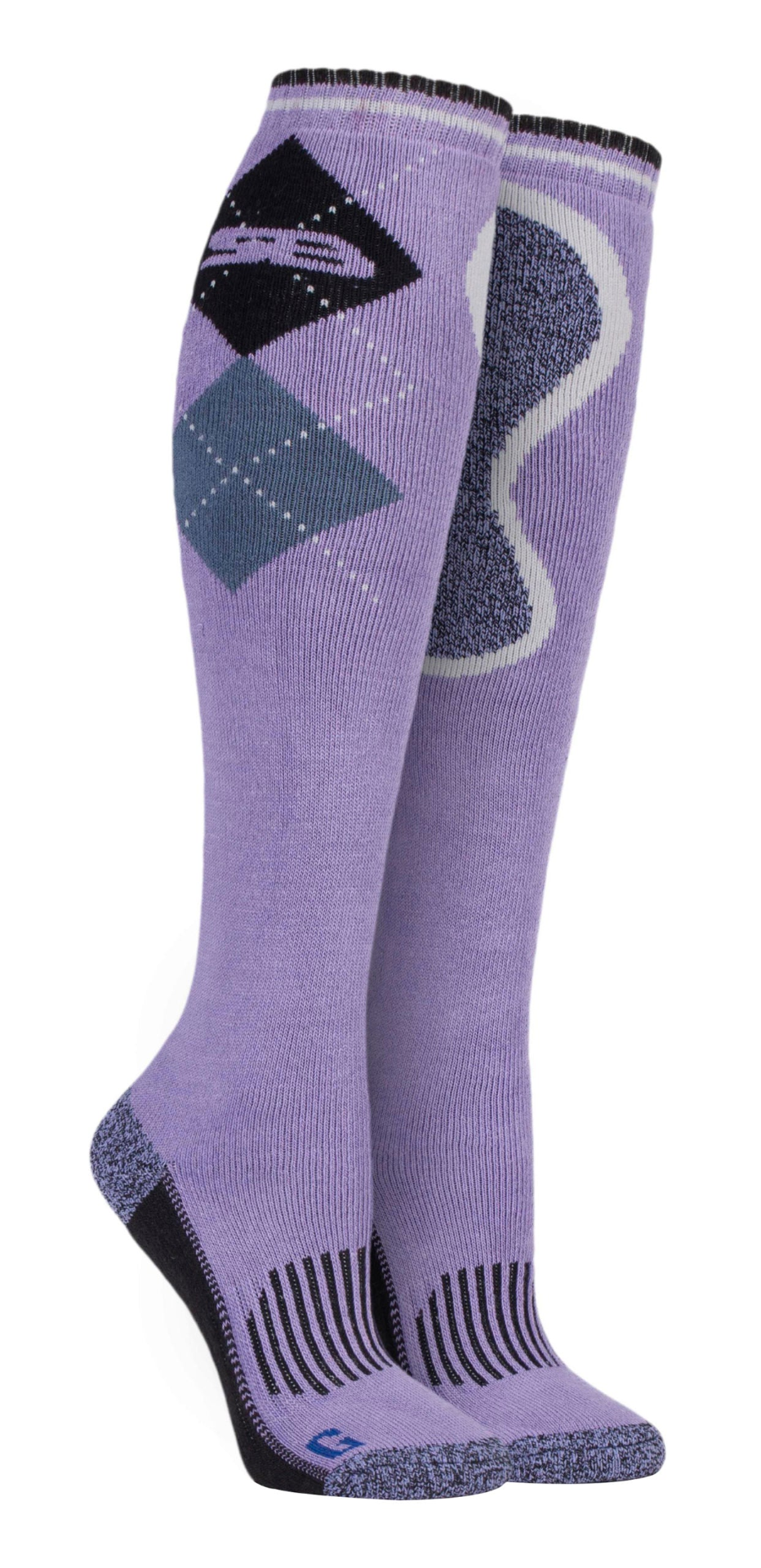 Ladies Knee High Long Cotton Horse Riding Socks