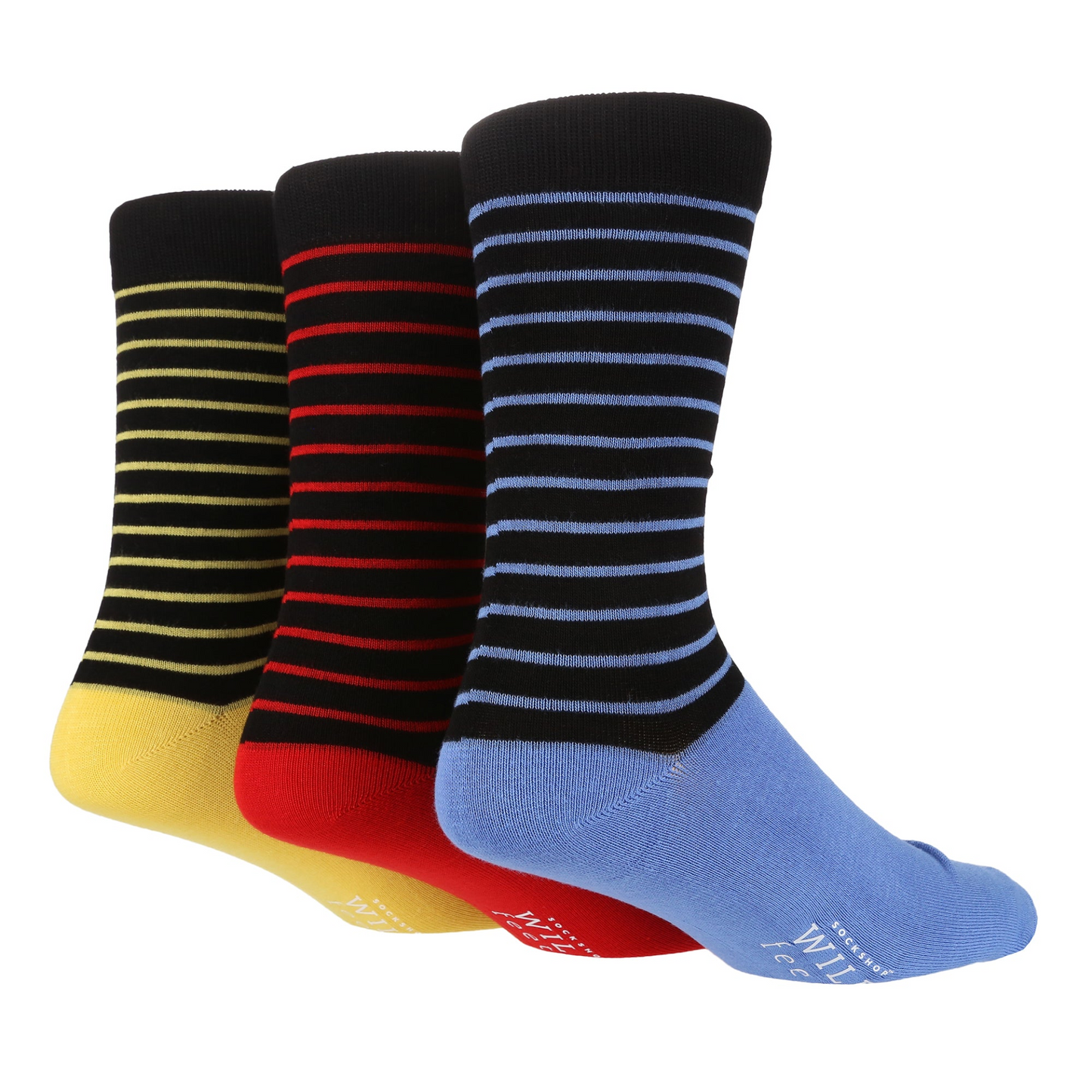 3 Pairs Mens Bamboo Socks | Patterned