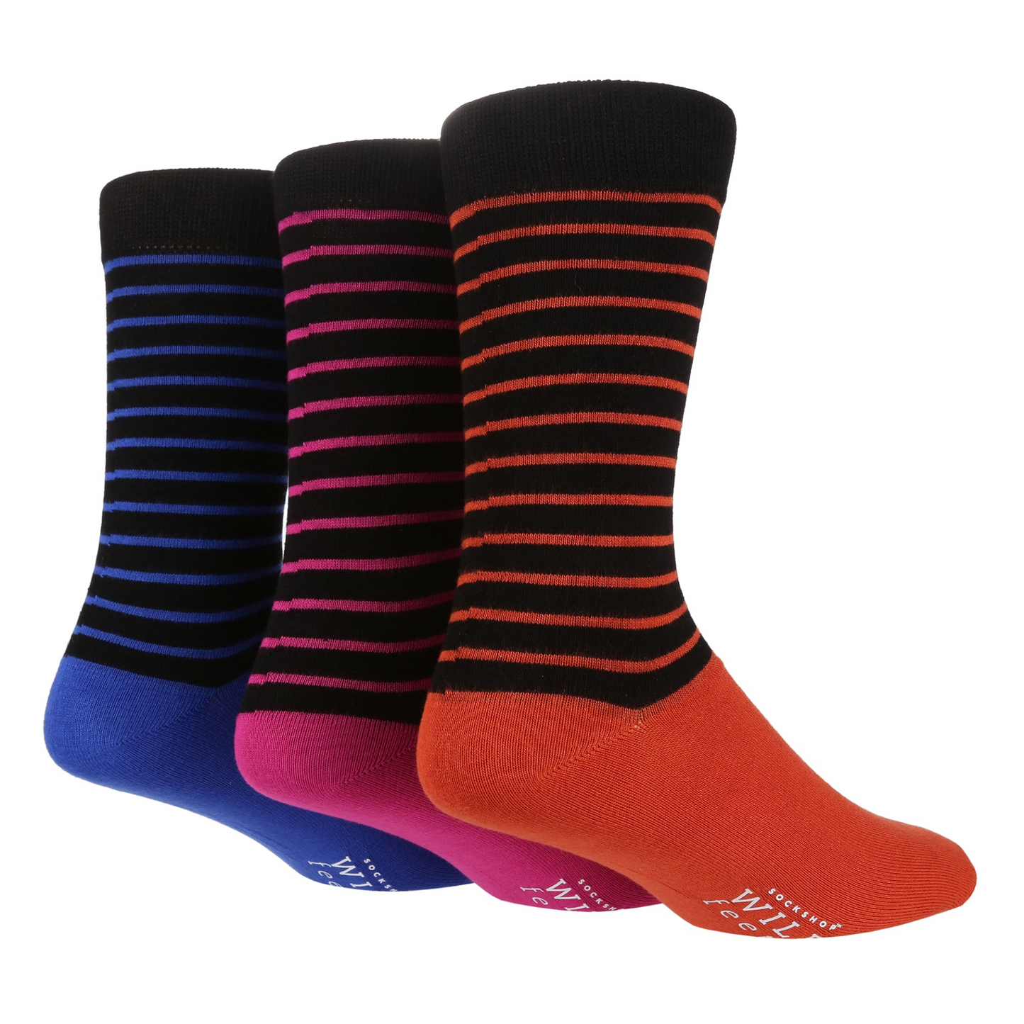 3 Pairs Mens Bamboo Socks | Patterned