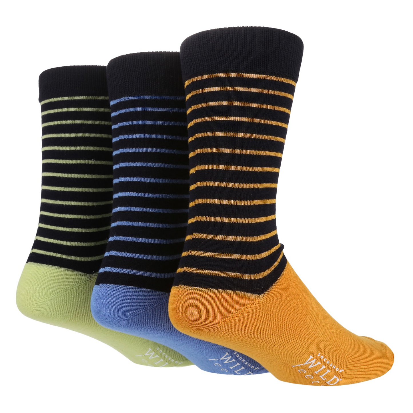 3 Pairs Mens Bamboo Socks | Patterned