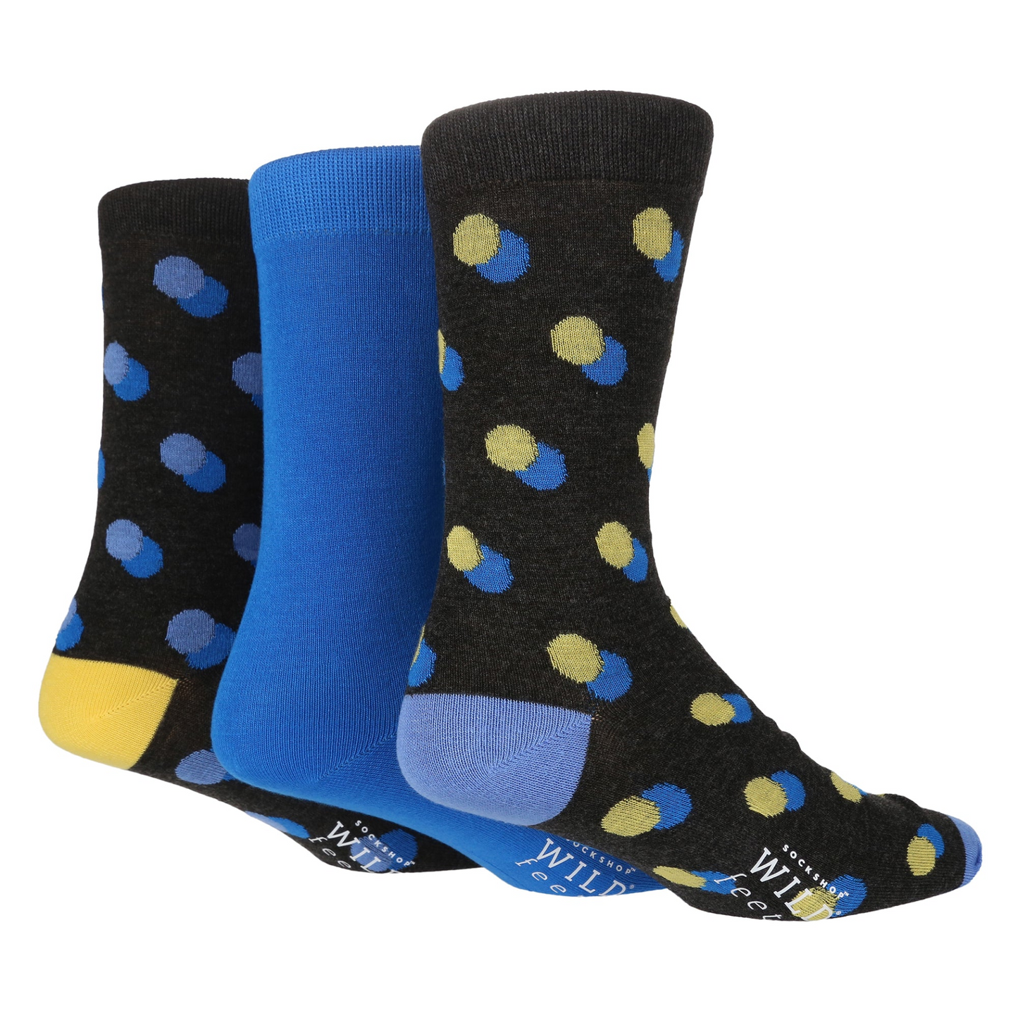 3 Pairs Mens Bamboo Socks | Patterned