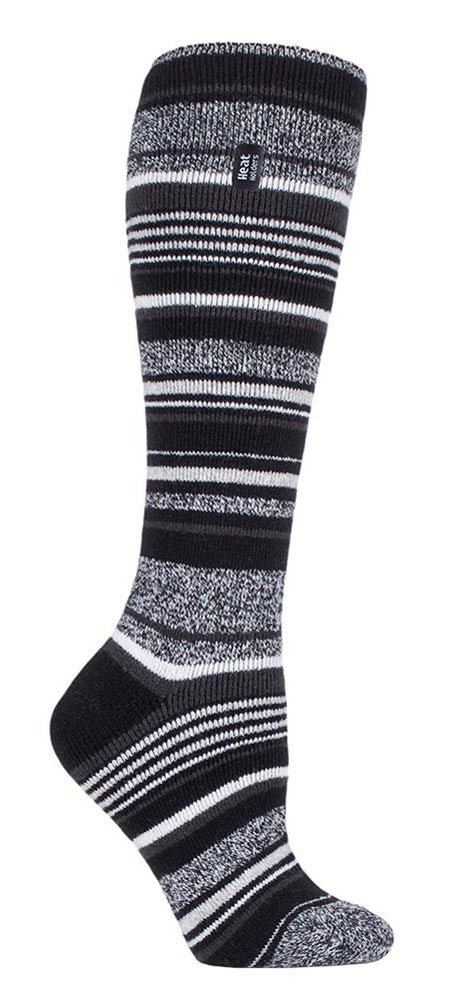 Ladies Thin Extra Long Lightweight Thermal Socks