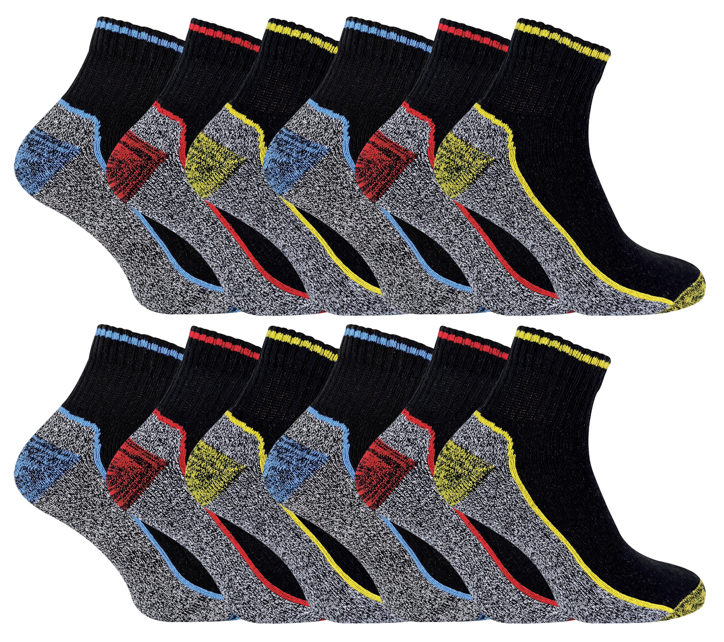 Mens Breathable Low Cut Ankle Bamboo Work Socks