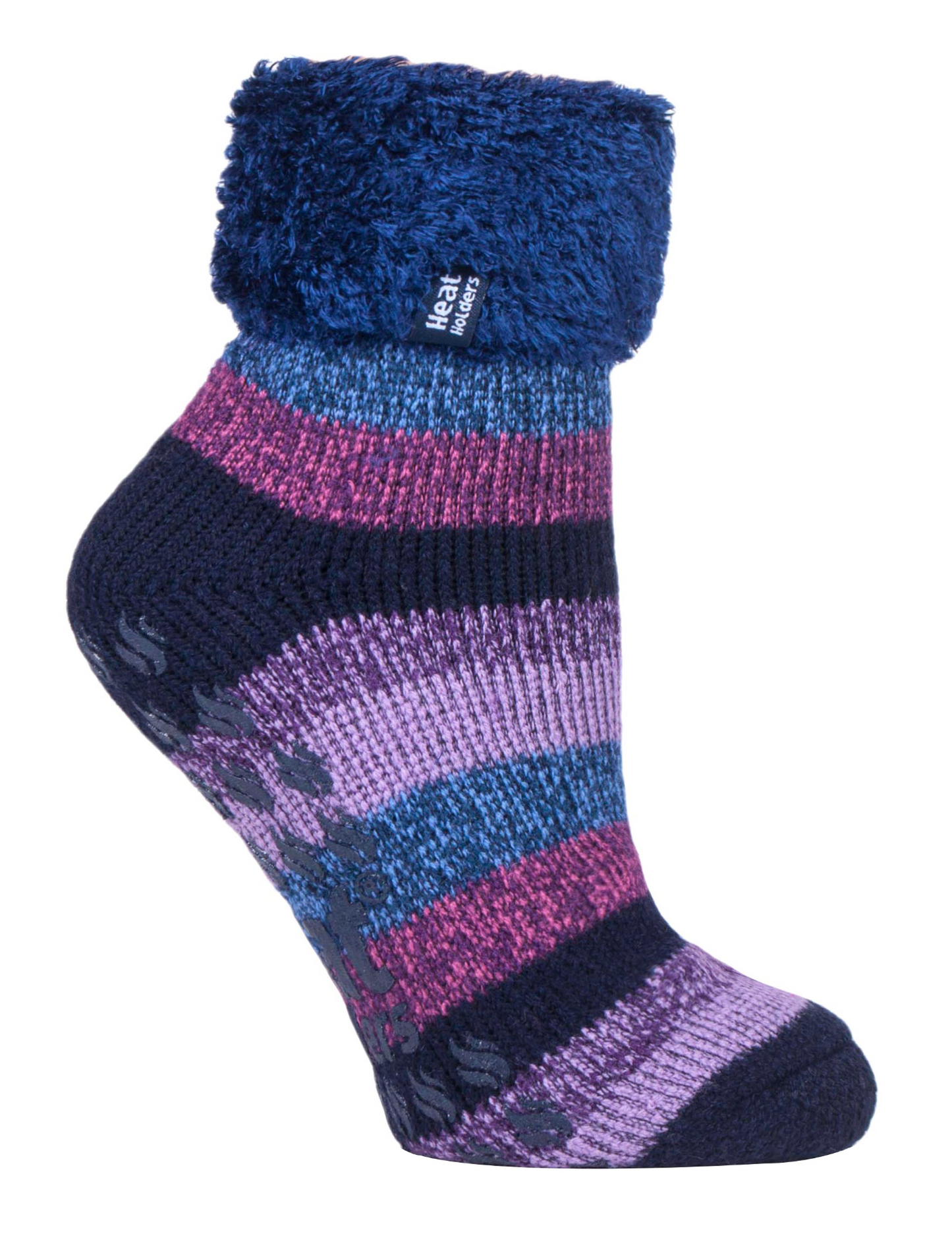 Womens Thermal Bed Socks with Non Slip Grips