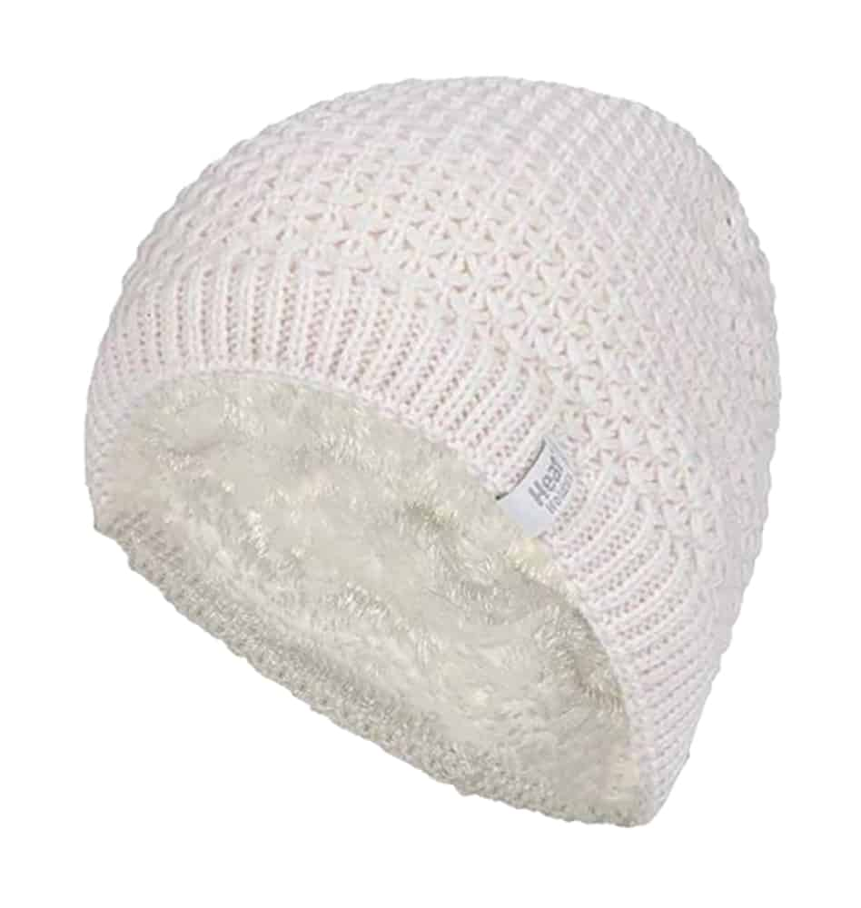 Ladies Knit Fleece Lined Thermal Beanie Hat