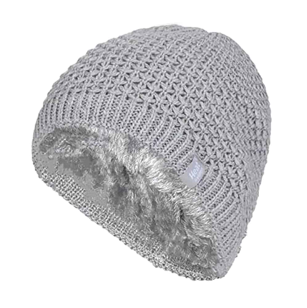 Ladies Knit Fleece Lined Thermal Beanie Hat