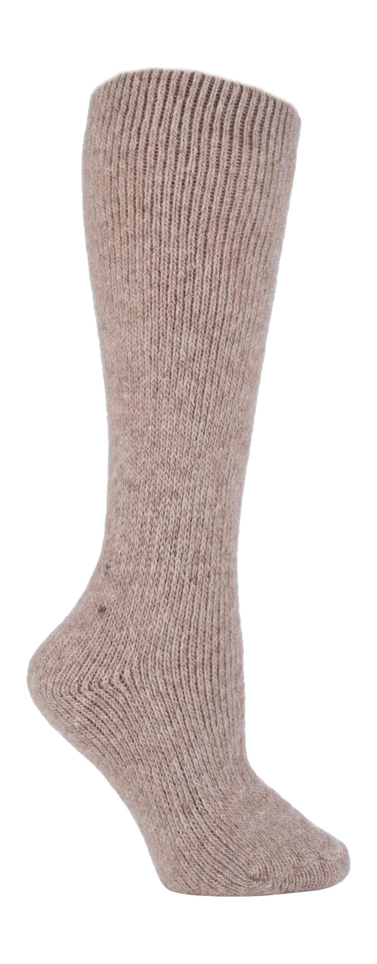 Ladies Extra Long Coloured Knee High Wool Socks