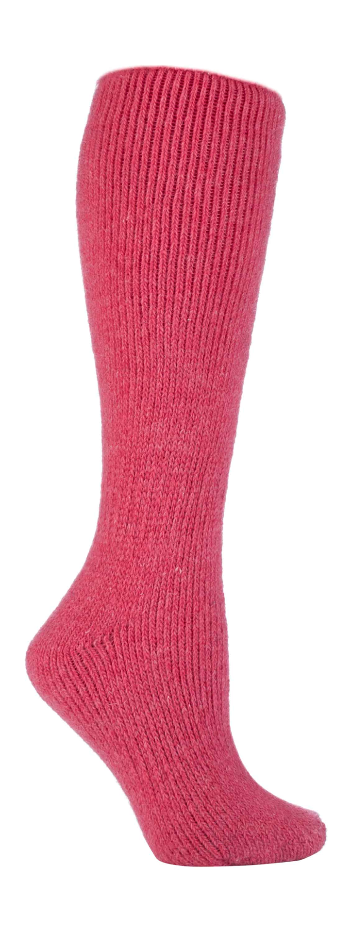 Ladies Extra Long Coloured Knee High Wool Socks