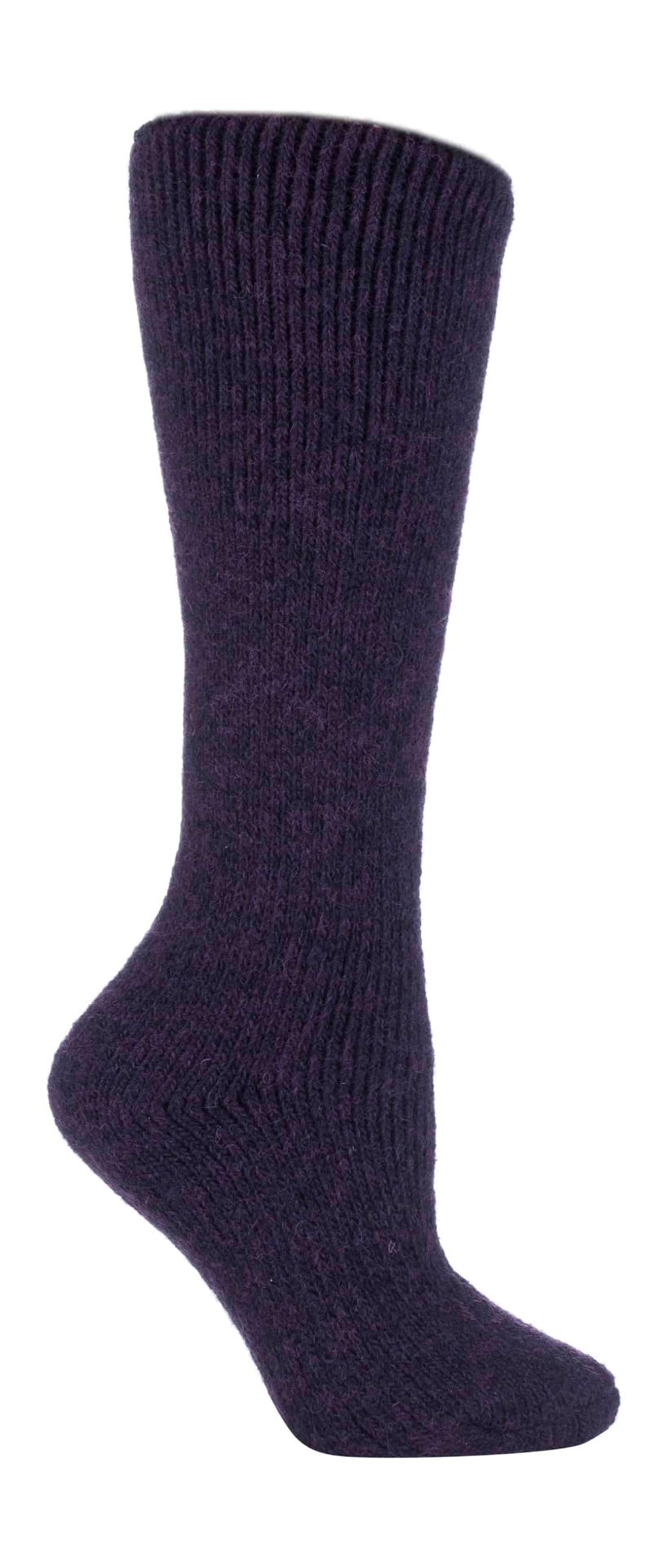 Ladies Extra Long Coloured Knee High Wool Socks