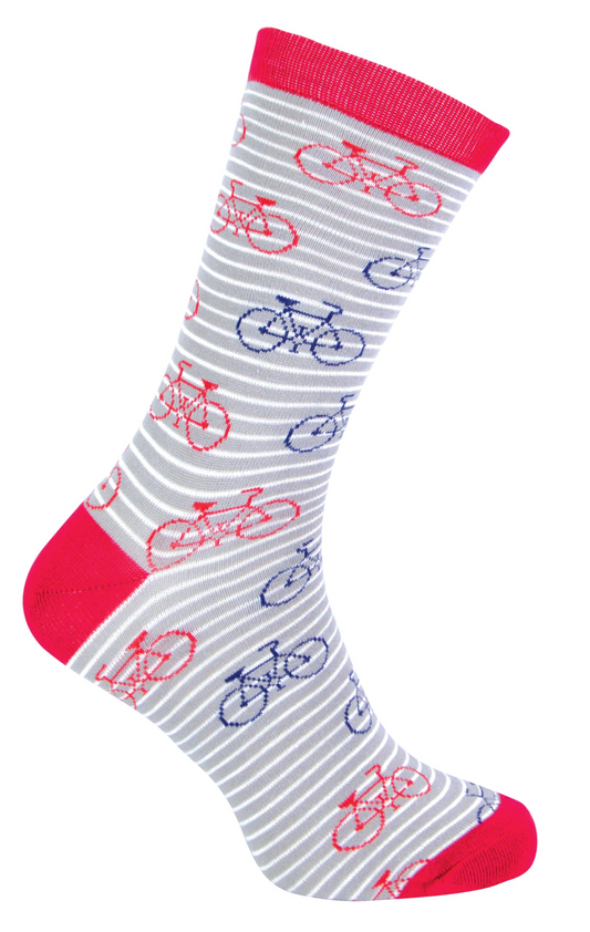 Mens Novelty Bamboo Socks | Bikes