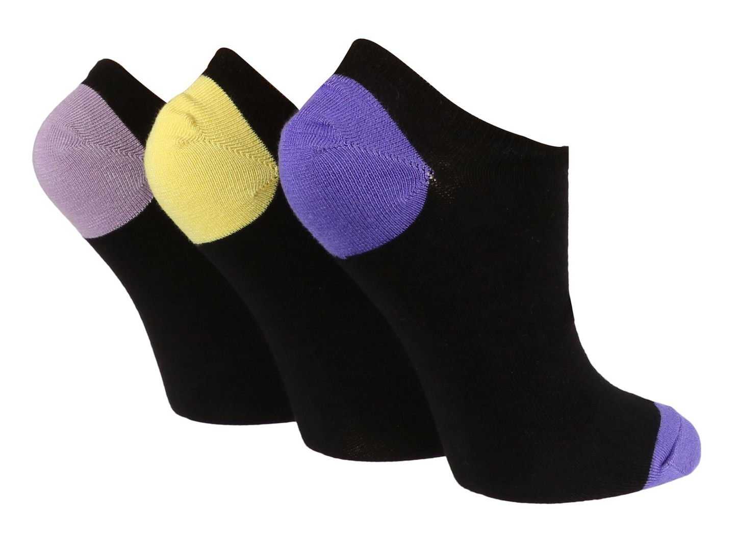 3 Pairs Ladies Bamboo Ankle Socks