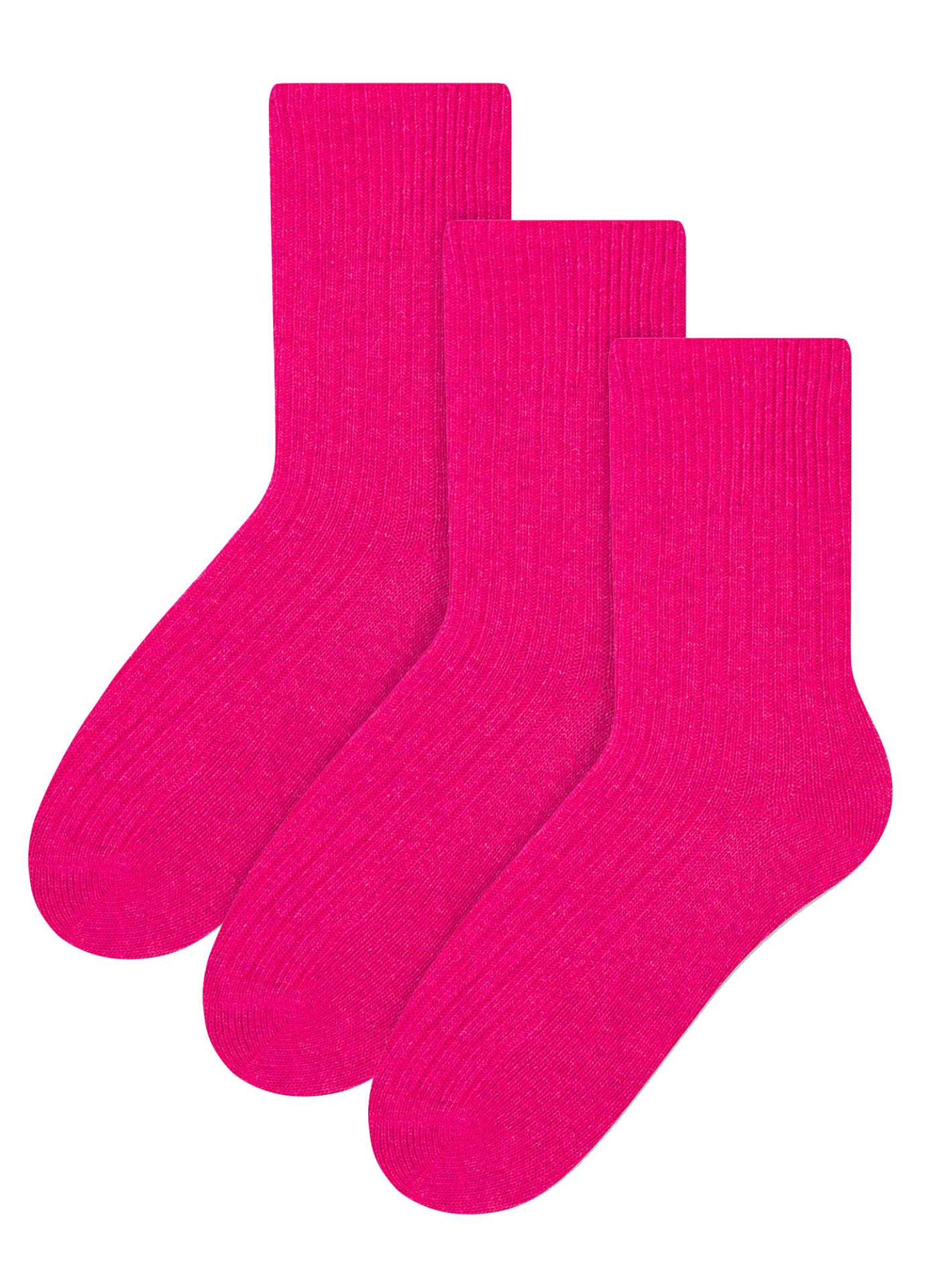 3 Pairs Ladies Breathable Cushion Wool Dress Socks