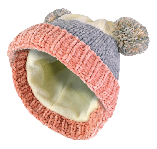 Baby Winter Warm Double Pom Pom Beanie Hat