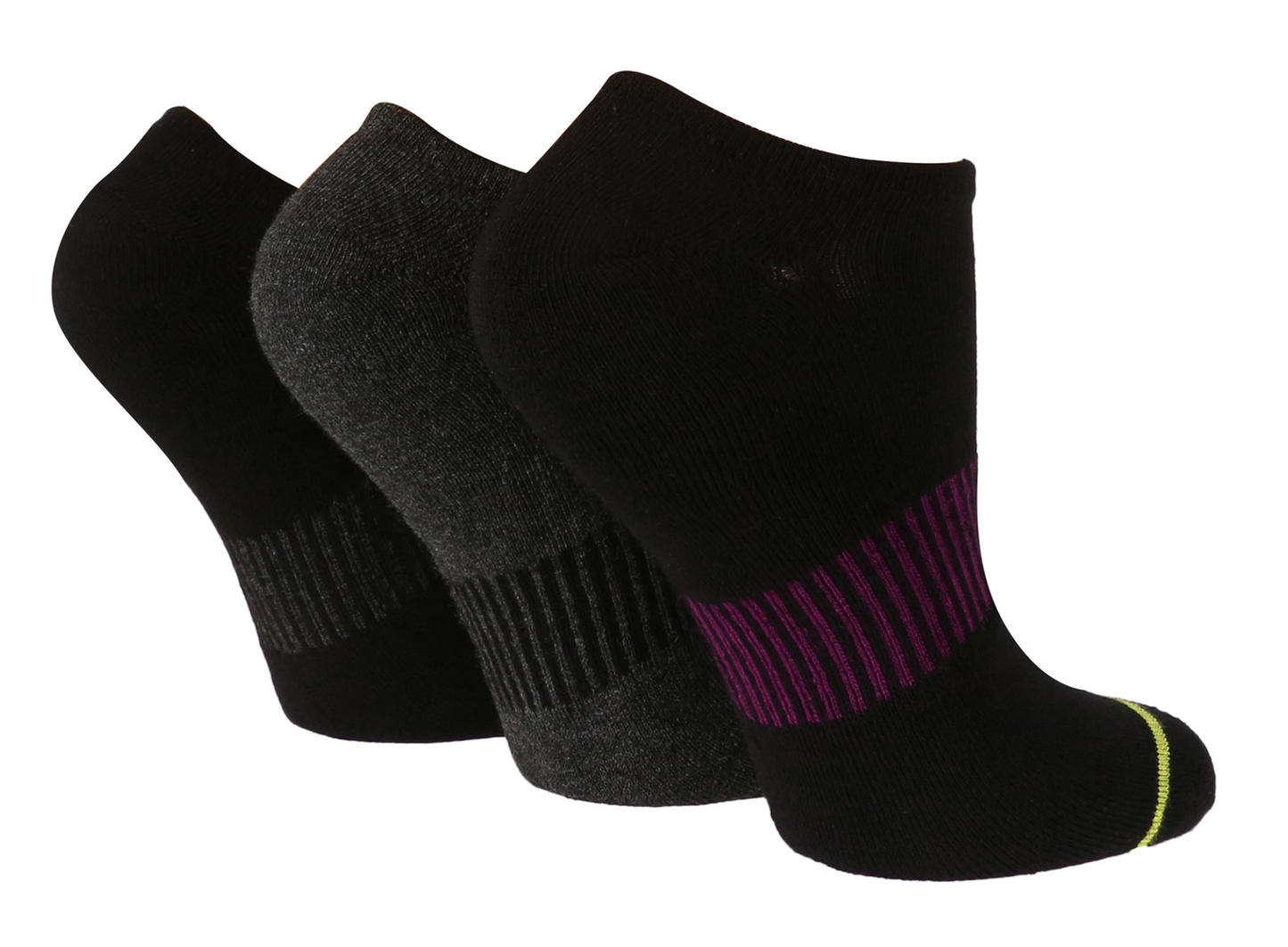 3 Pairs Ladies Bamboo Trainer Socks