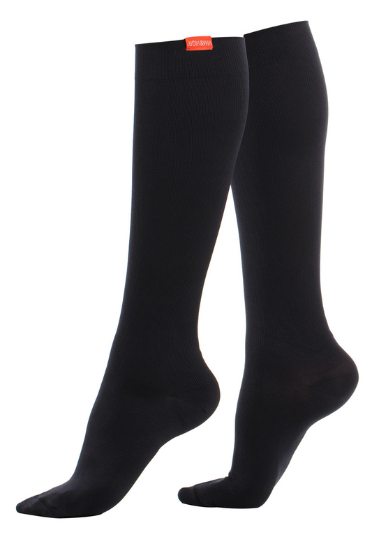 Wide Cotton 20-30 mmhg Graduated Compression Socks