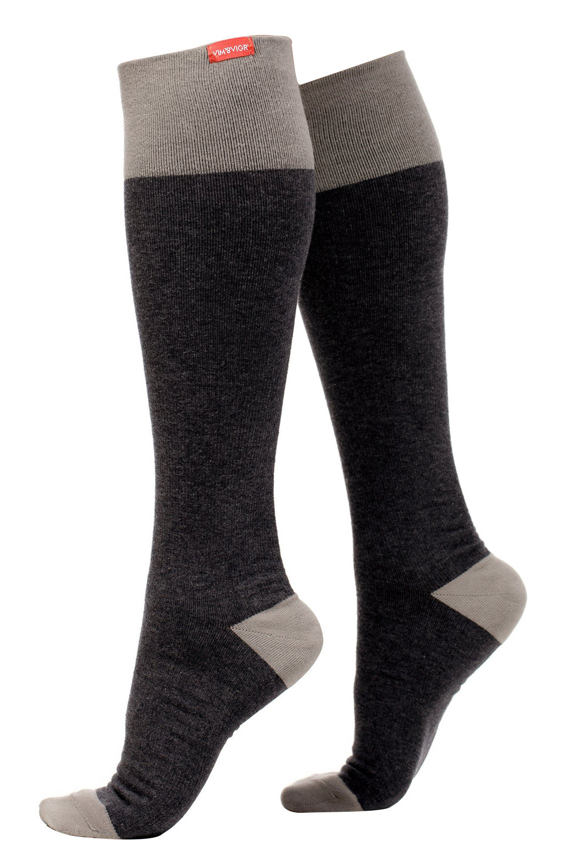 Wide Cotton 20-30 mmhg Graduated Compression Socks