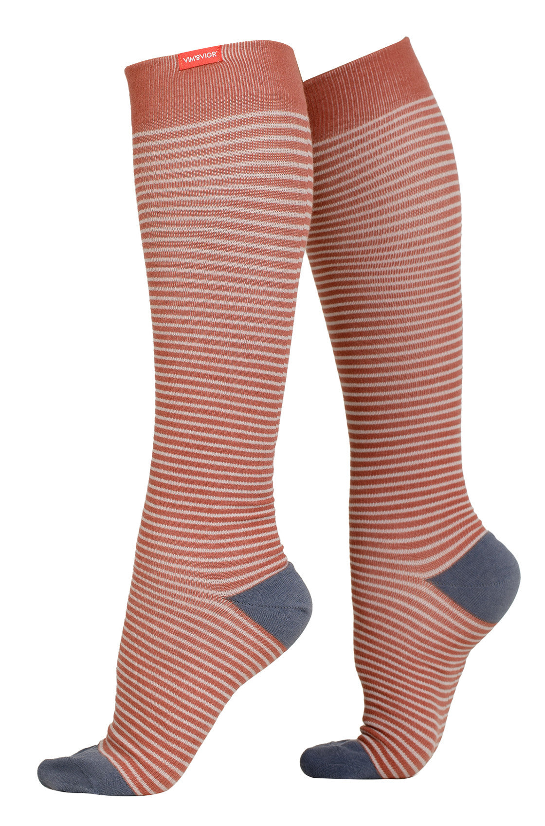 Wide Cotton 20-30 mmhg Graduated Compression Socks