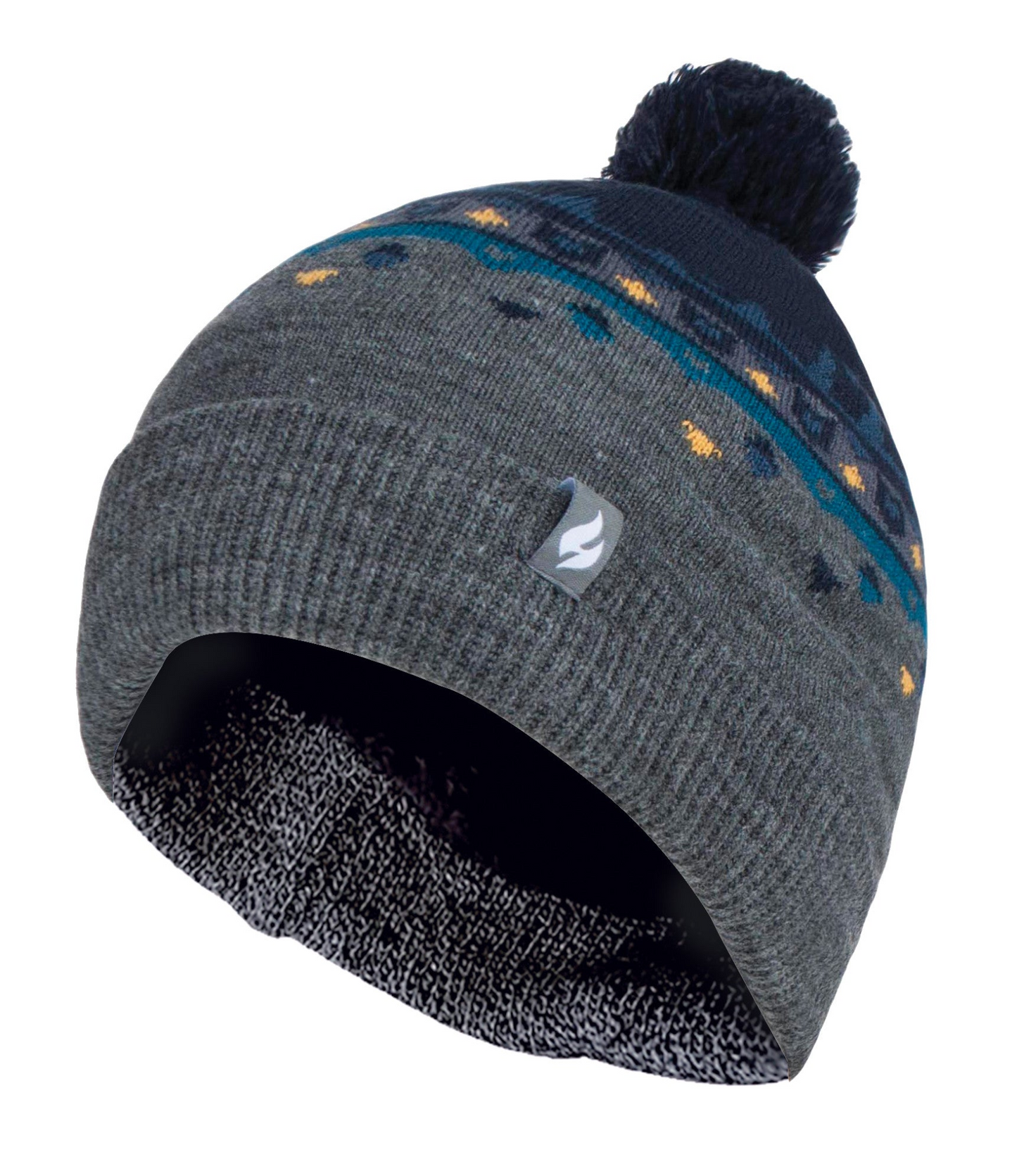 Mens Knitted Pom Pom Hat For Winter