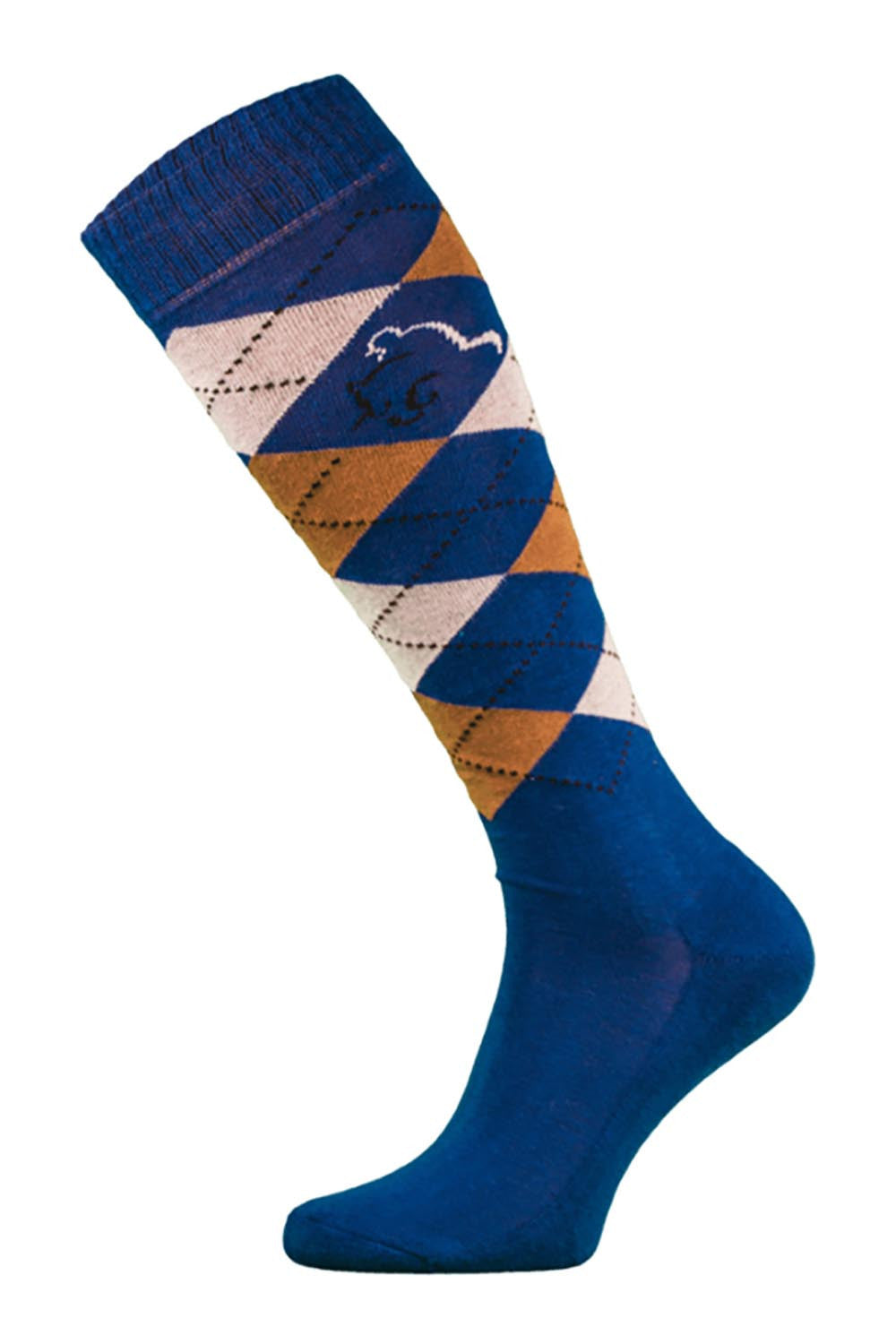 Ladies Argyle Design Equestrian Socks