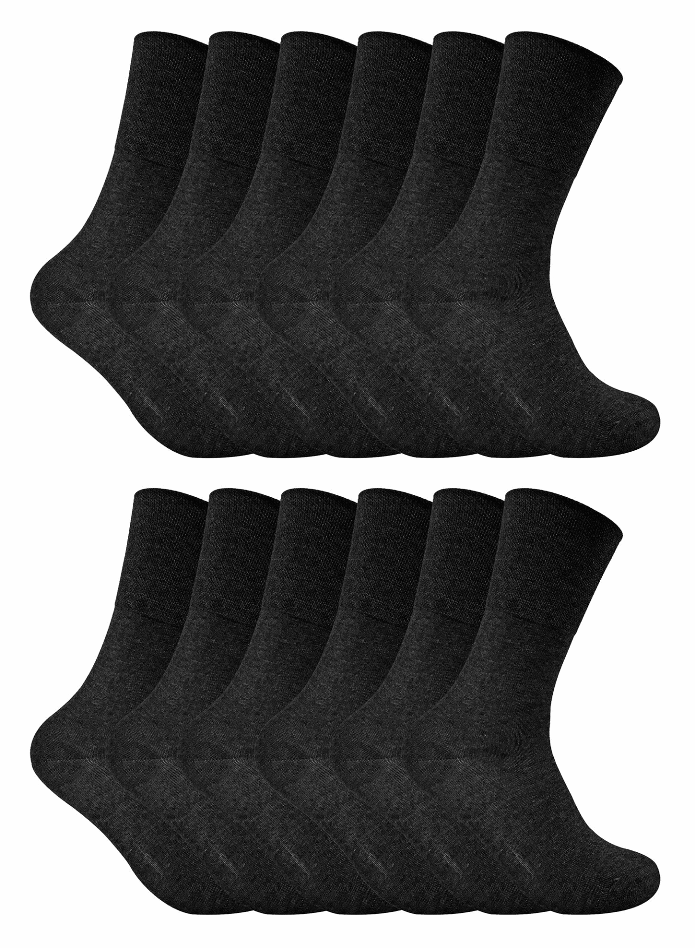 12 Pack Ladies Non Elastic Thermal Diabetic Socks